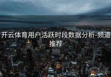 开云体育用户活跃时段数据分析-频道推荐