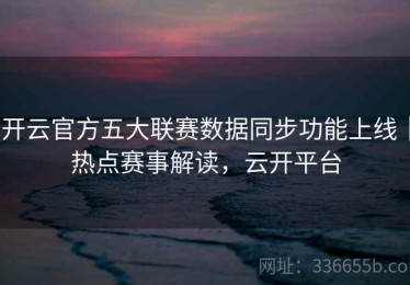 开云官方五大联赛数据同步功能上线｜热点赛事解读，云开平台